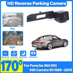 Night Vision Car Rearview Parking Rear View Camera HD For Porsche 964 993 996 Carrera 911 1989~2000 2001 2002 2003 2004 2005