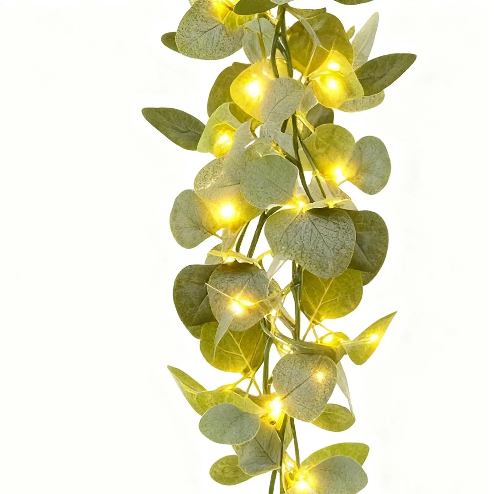 

Christmas Garland With Timer Hangable Christmas Artificial Vine Garland Decoration For Window Fence Porch Arch Mantel Fireplace