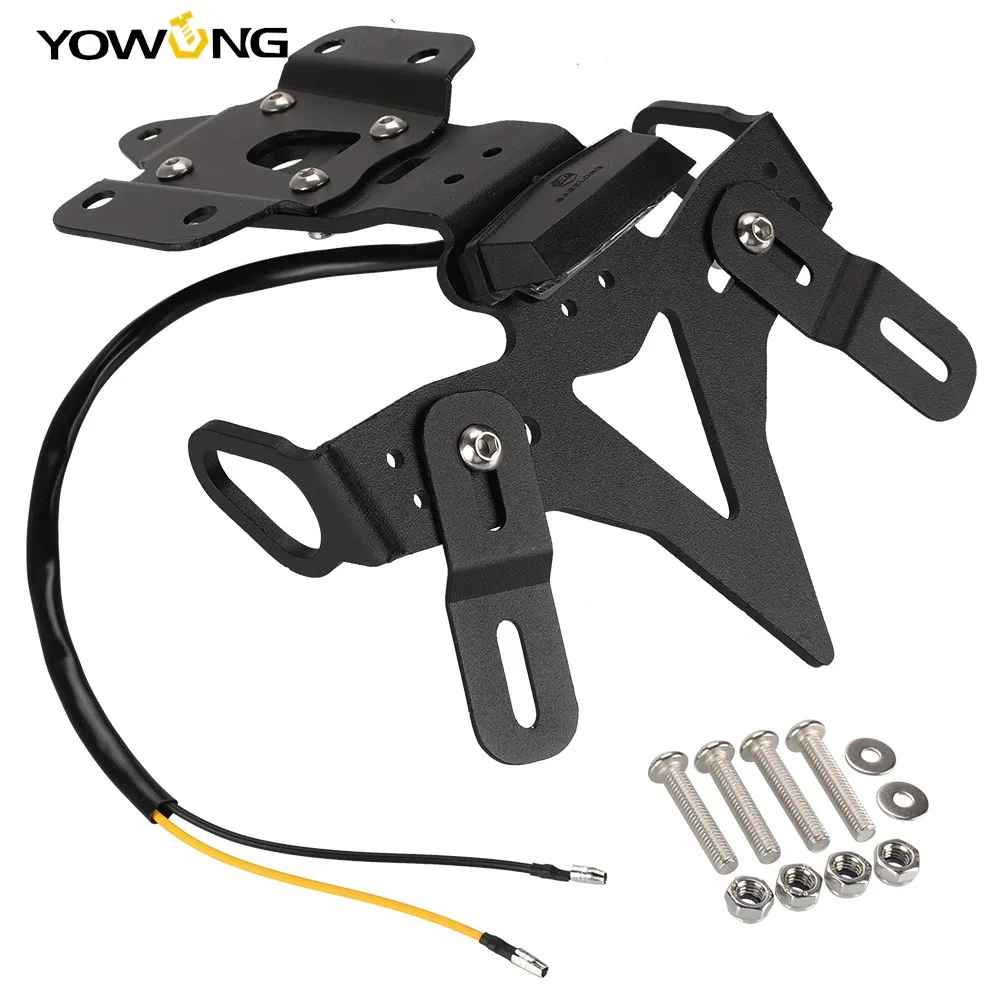 

Motorcycle License Plate Holder Fender Eliminator Registration Bracket For Yamaha YZF R7 2021-2024 2025 2026 MT-07 FZ-07 MT07
