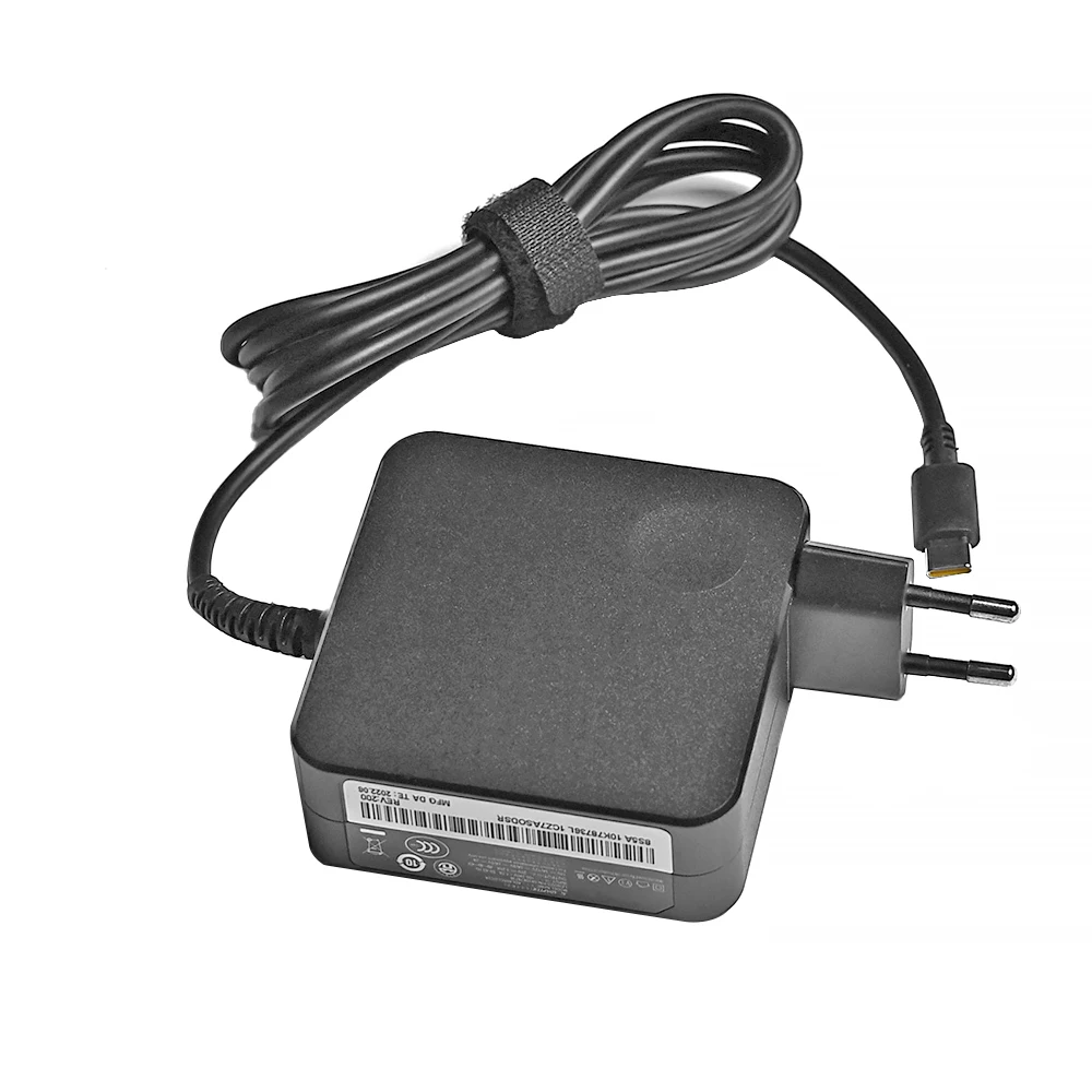 20V 3.25A 65W USB Type-C AC Laptop Power Adapter Charger For Lenovo Thinkpad X1 Carbon Yoga X270 X280 T580 P51 P52s E480 E470 S2