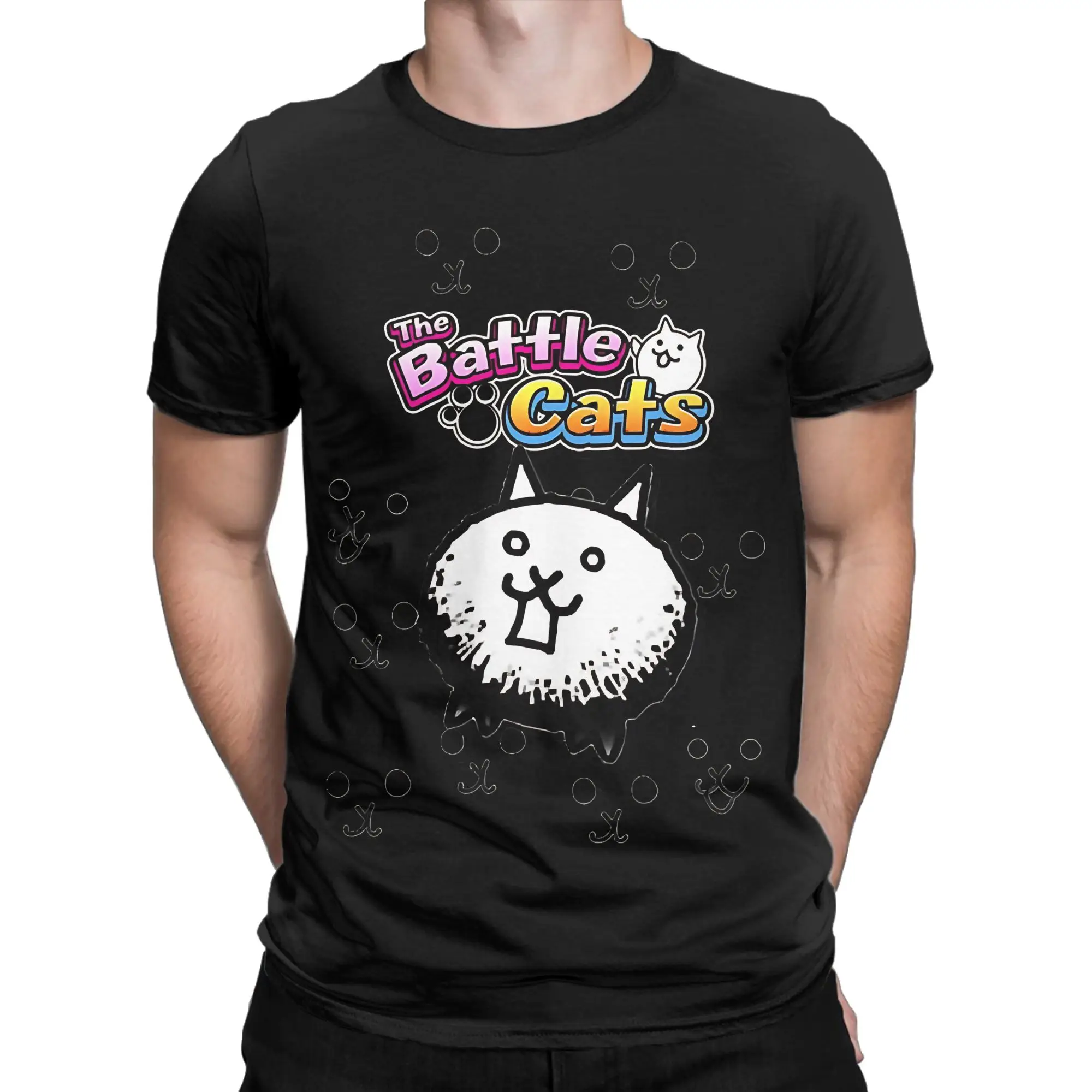 Playful Animal Troop Classic The Battle Cats Novelty 100% Cotton T-Shirt Tees Tops For Men