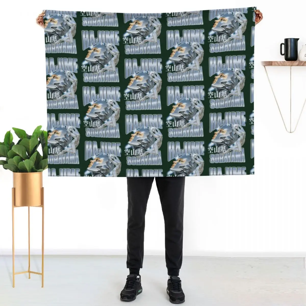 

HAJIME SORAYAMA Throw Blanket Lightweight Warm Blanket for Travel Camping