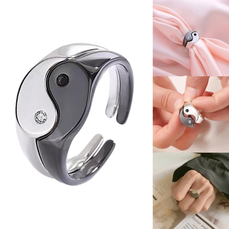 خواتم قابلة للتعديل من باغوا إكسسوار مجوهرات فنجر عصرية مصنوعة من خليط معدني خواتم أصابع فريدة مثالية لحفلات الزفاف