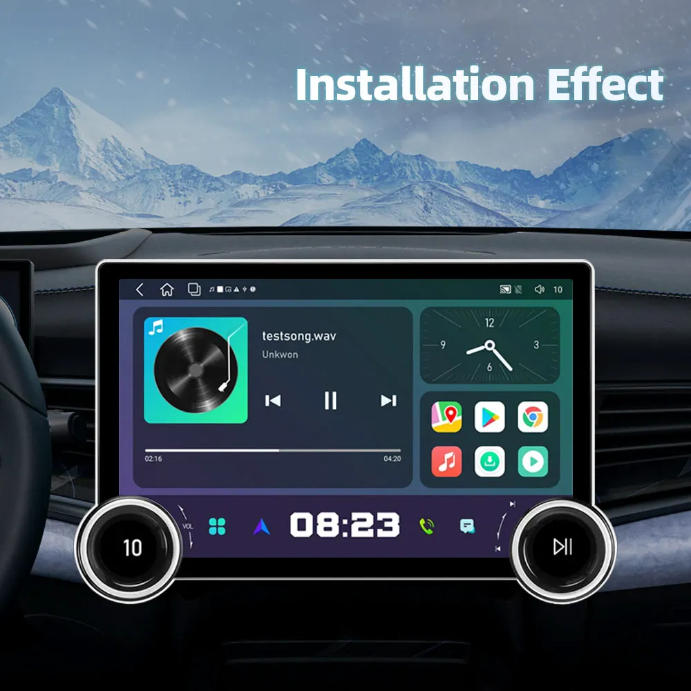 11.8 inch 2K Android Car Radio Multimedia Player Carplay Android Auto WIFI&4G GPS Navigation AI Voice Car Audio 2Din Autoradio