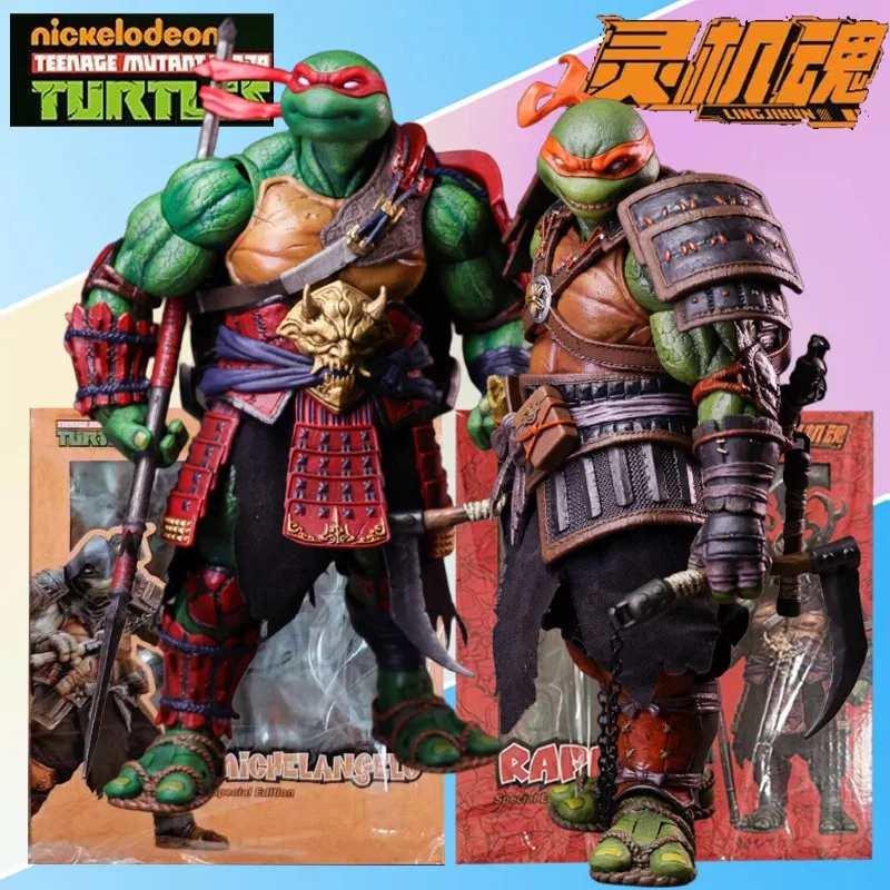 

Memory Toys Genuine Ling Ji Hun Toy WF Limited Edition Raphael and Michelangelo Movable Model Christmas Gift Collectibles