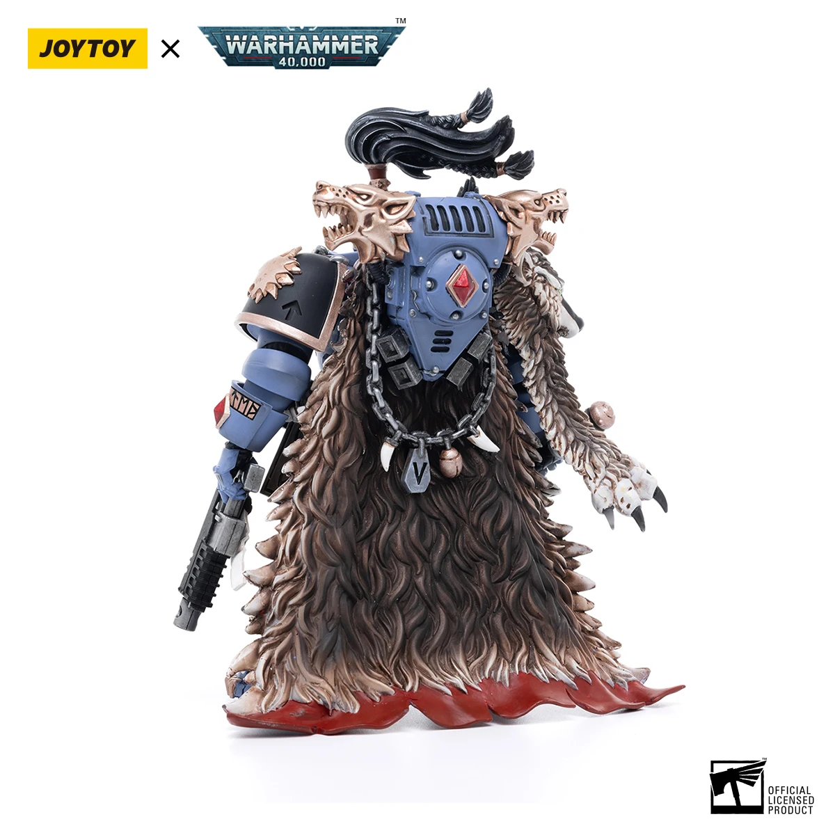 JOYTOY Warhammer 40K 1/18 Action Figure Space Wolves Ragnar Blackmane Modello Militare Anime