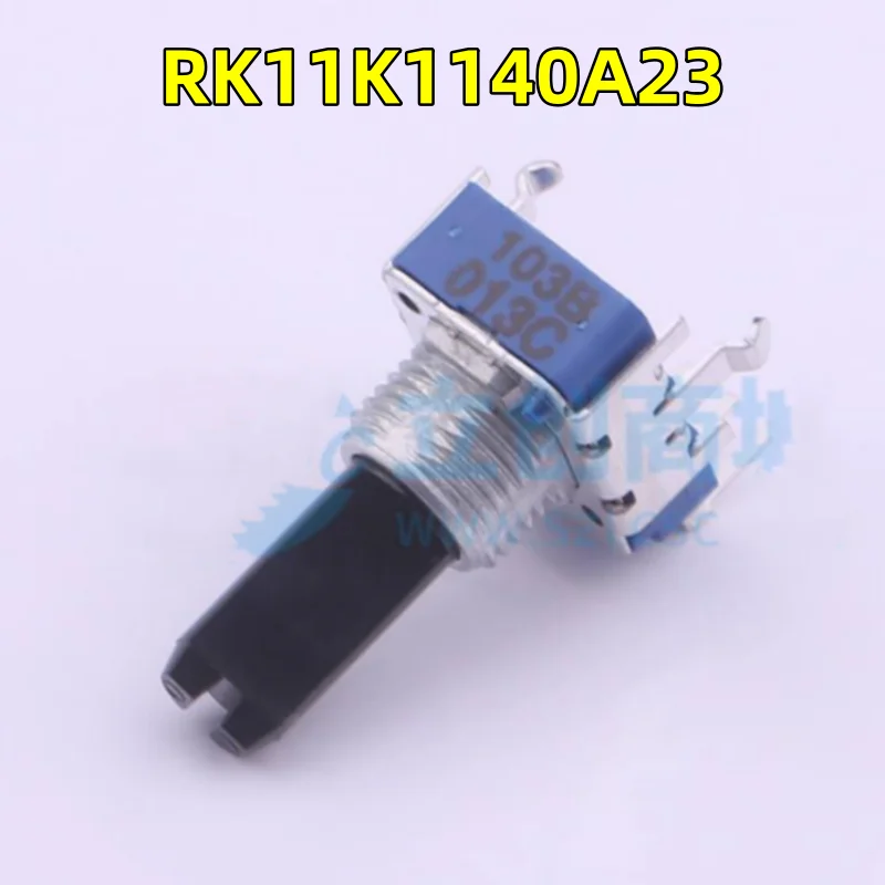 

5 PCS / LOT ALPS Alpine RK11K1140A23 potentiometer B10K axis length 18mm power discharge potentiometer 4 foot position