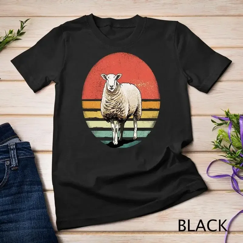 Retro Vintage Schaf-Shirt, Geschenkidee für Schafliebhaber, Unisex-T-Shirt