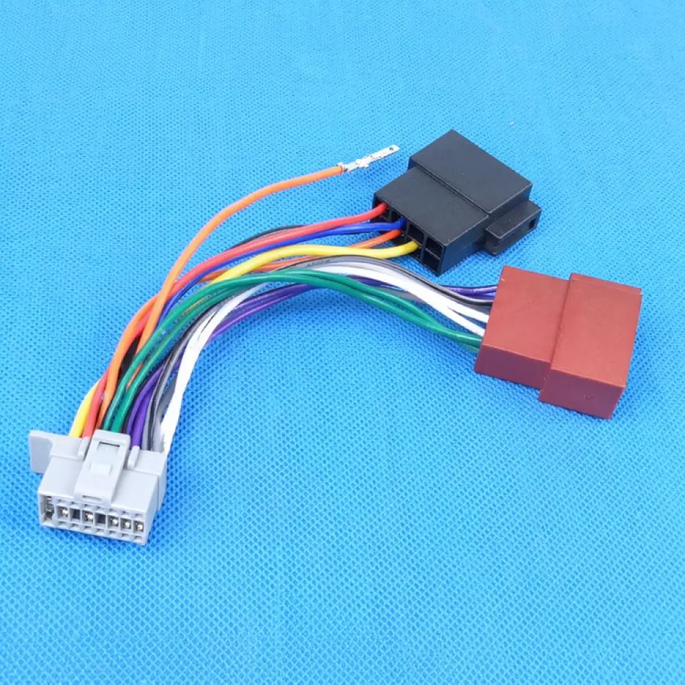 ISO Plug Wiring Harness Adapter For Alpine Panasonic Car Stereo Radio Connector Cable Audio Modification Component