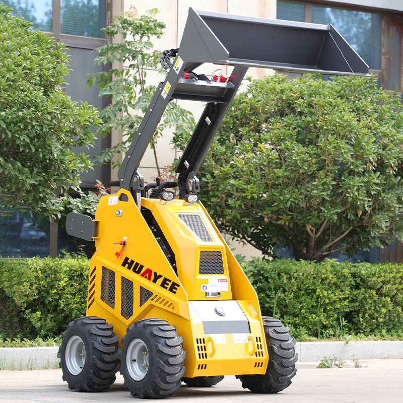 HUAYEE Mini Wheel Slip Loader Fast Delivery Customized Epa Engine Backhoe Loader Wholesale New Backhoe Loader