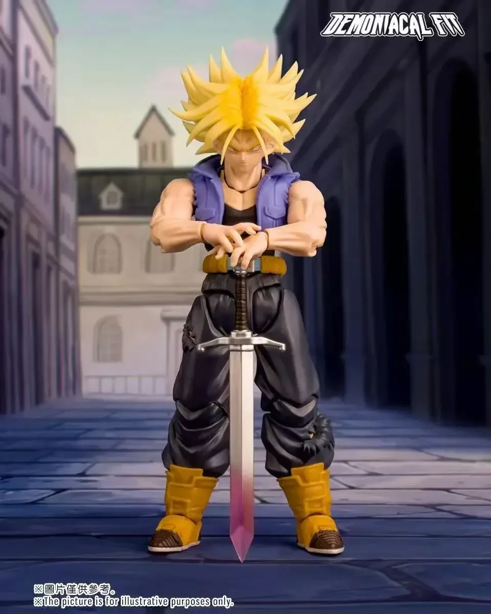 Dragon Ball Z Demonische Fit Trunks De jongen uit de toekomstige zoon Action Figure Trunks Modelcollectie Speelgoedcadeau op voorraad