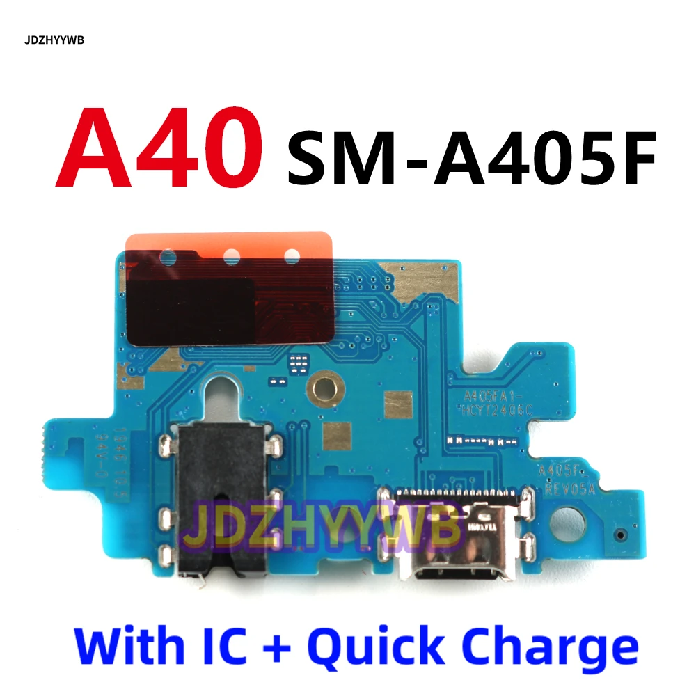 Charging Port Board Volume Power On Off Button Main Mother Board Flex Cable For Samsung A40 A405F A40 SM-A405FN/DS 15W