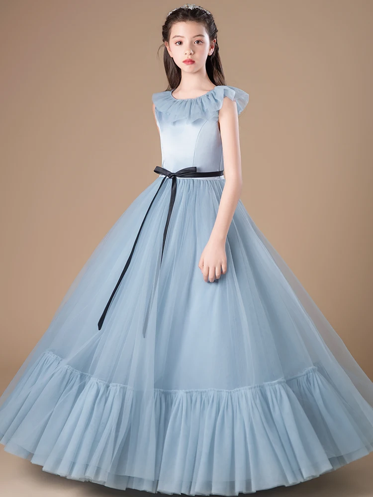 

YZYmanualroom Girls Beauty Pageant dress Ball dress Wedding dress Junior bridesmaid dress ball dress/can be customized