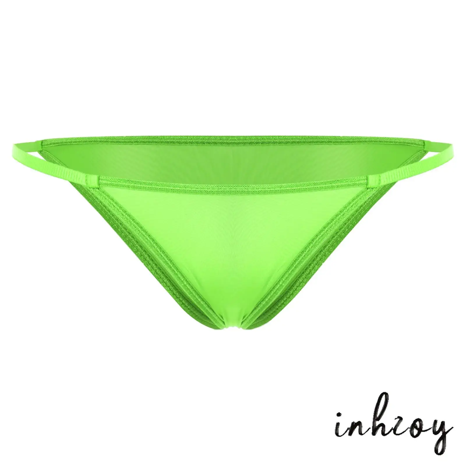 

Womens Glossy Silky Micro Briefs Lingerie Low Rise G-string T-back Mini Bikini Panties Underwear for Night Club Daily Casual
