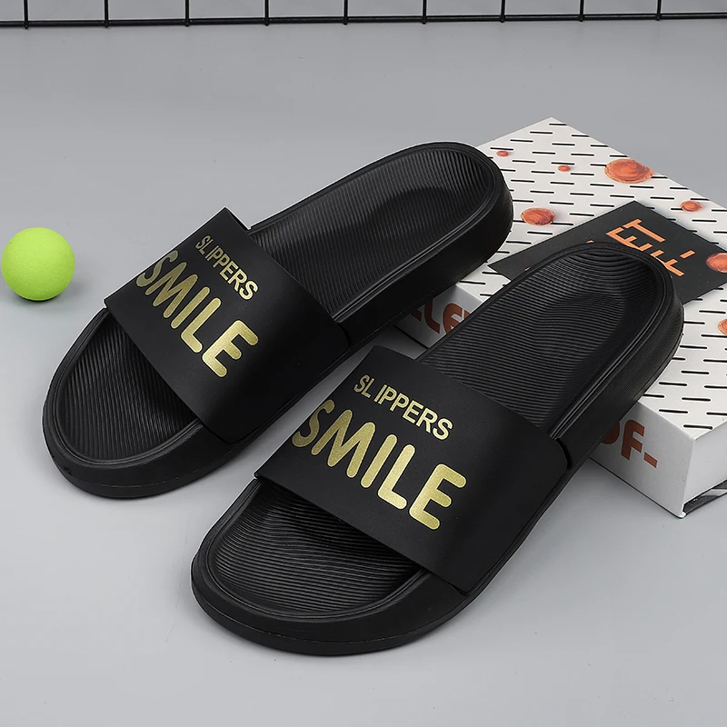 New Fashion Men Slippers EVA Soft Sandals Men outdoor Home Flip Flops Slides Non-slip Summer Beach Sandals Men Shoes 39-47