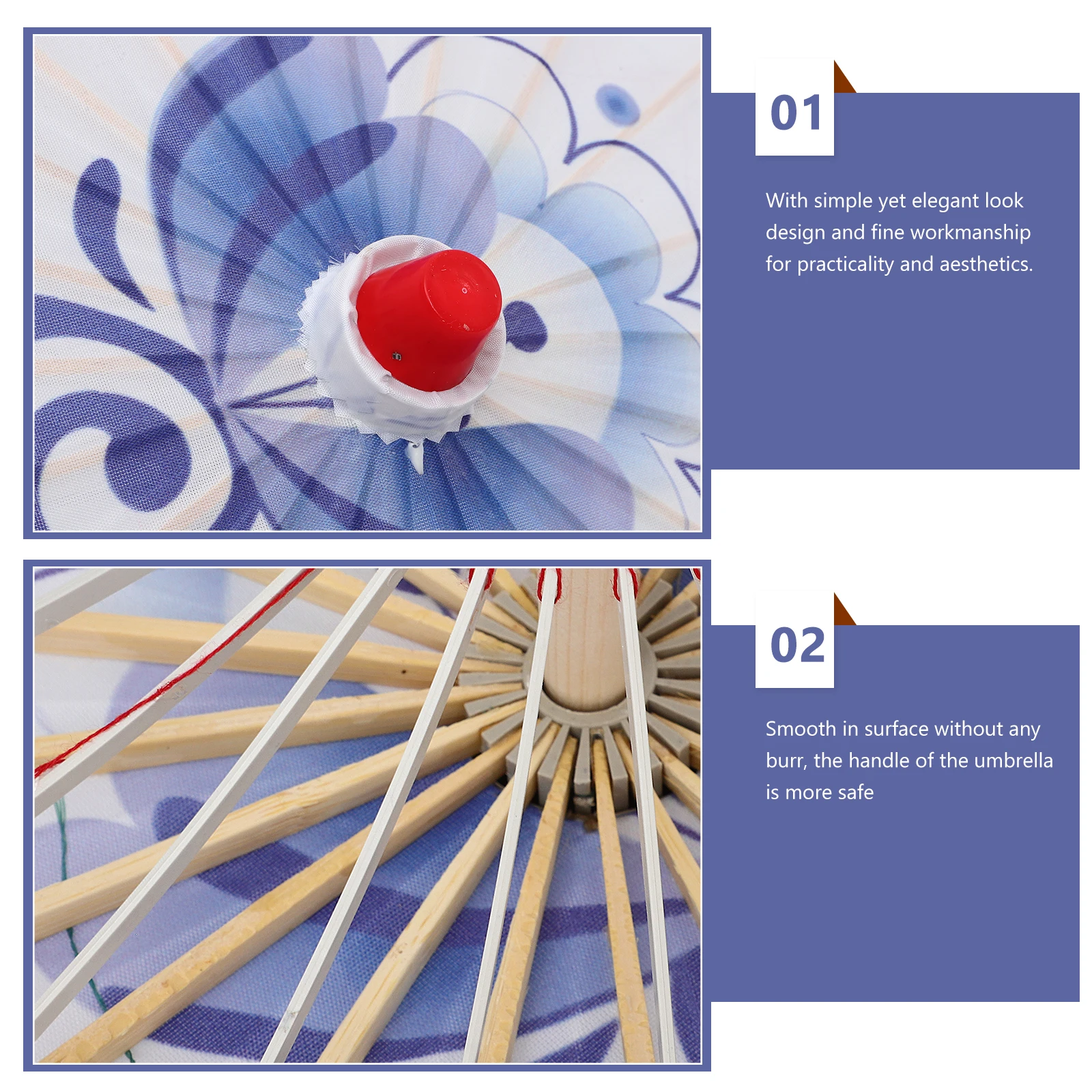 

Chinese Style Umbrella Stage Performance Handheld Dance Costume Decorative Vintage Photography Prop Chinese Umbrella