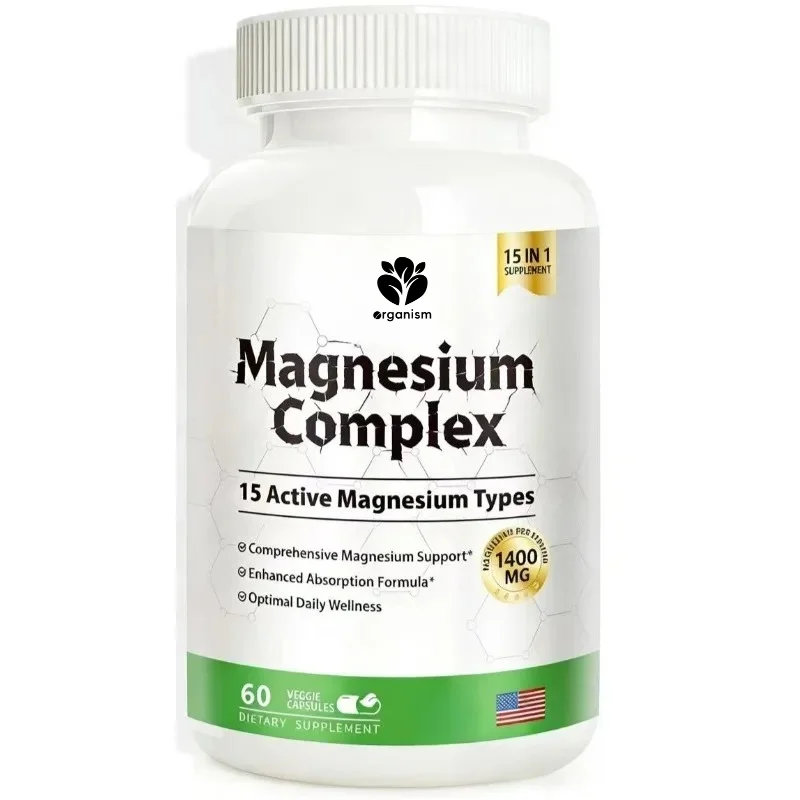 15 types of glycine, citric acid, malic acid, taurine, oxides, carbonates, chlorides, and magnesium orotate complexes 60 capsule