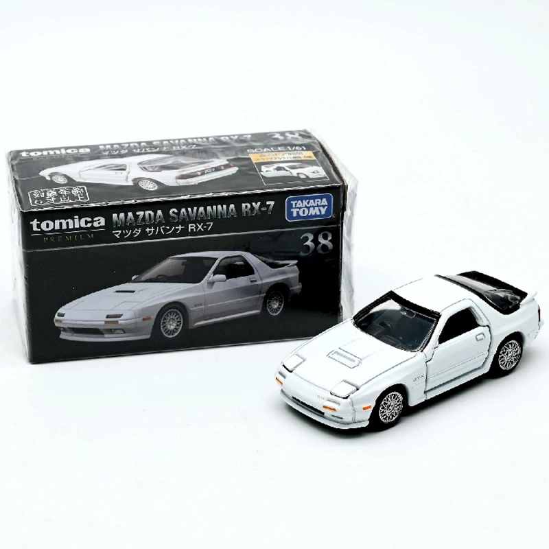 7CM Diecast Mazda SAVANNA RX7 RX-7 Alloy Car Model Toy Collectible Metal Vehicle Collection DIY Ornament Hobby & Toys