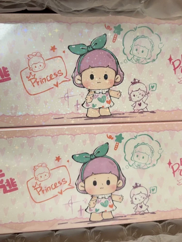 Buer Run Away Princess Mystery Box Electroplated Mini Figure Limited Edition Trendy Toy Cute Collectible Desktop Ornament