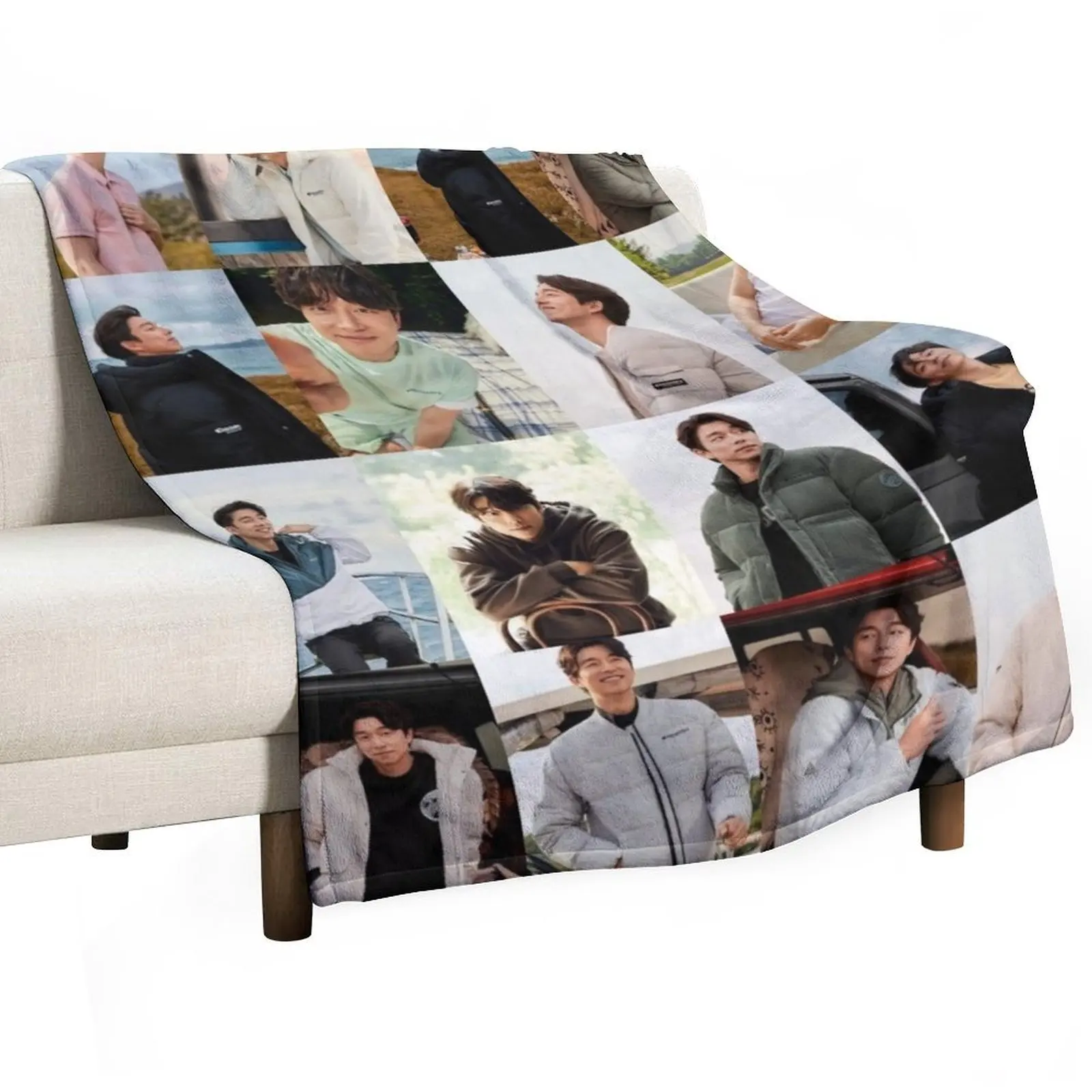 

Gong Yoo Throw Blanket decorative Cute Sofa Quilt Shaggy Blankets