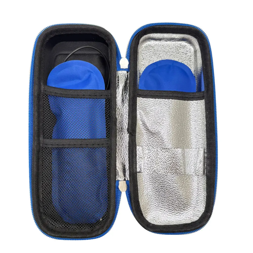 EVA Insulin Cooler Case Portable Medical Insulated Bag with Ice Packs Medicine Storage Box