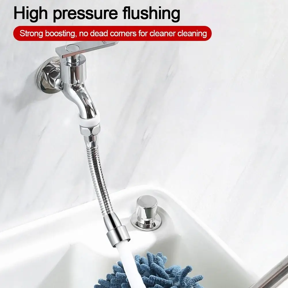 

Rotatable Faucet Extender Adapter Water Saving Anti-splash Water Tap Hose Water Outlet Taps Taps Lengthen Extender Universal