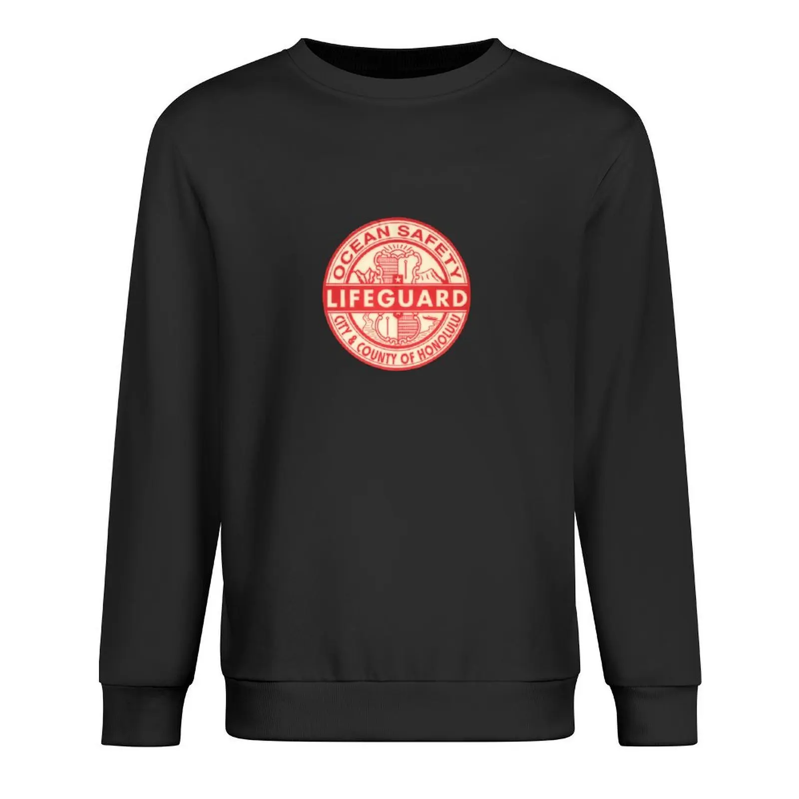 

Hawaii Lifeguard Logo Pullover korean clothes blouse men's coat fashion men men sweatshirt