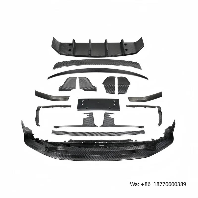 Suitable for Porsche Cayenne GTS/SD Upgrade and Updated Dry Carbon Surround Complete Body Exterior Kit