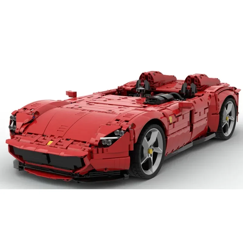 Sports Car MOC-160768 SP1 and SP2 Racing Model Building Block Stitching Model 3587PCS Kids Birthday Gift Christmas Toy Gift