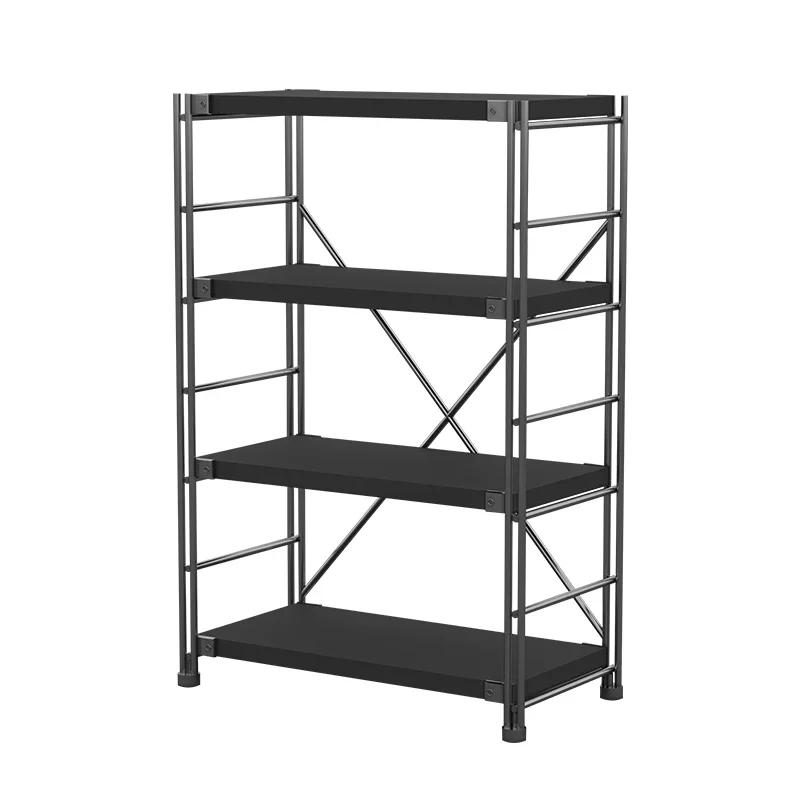 

Japanese Shelf Floor-to-ceiling Multi-layer Kitchen Oven Microwave Oven Storage Shelf Living Room Balcony Storage Shelf Househol
