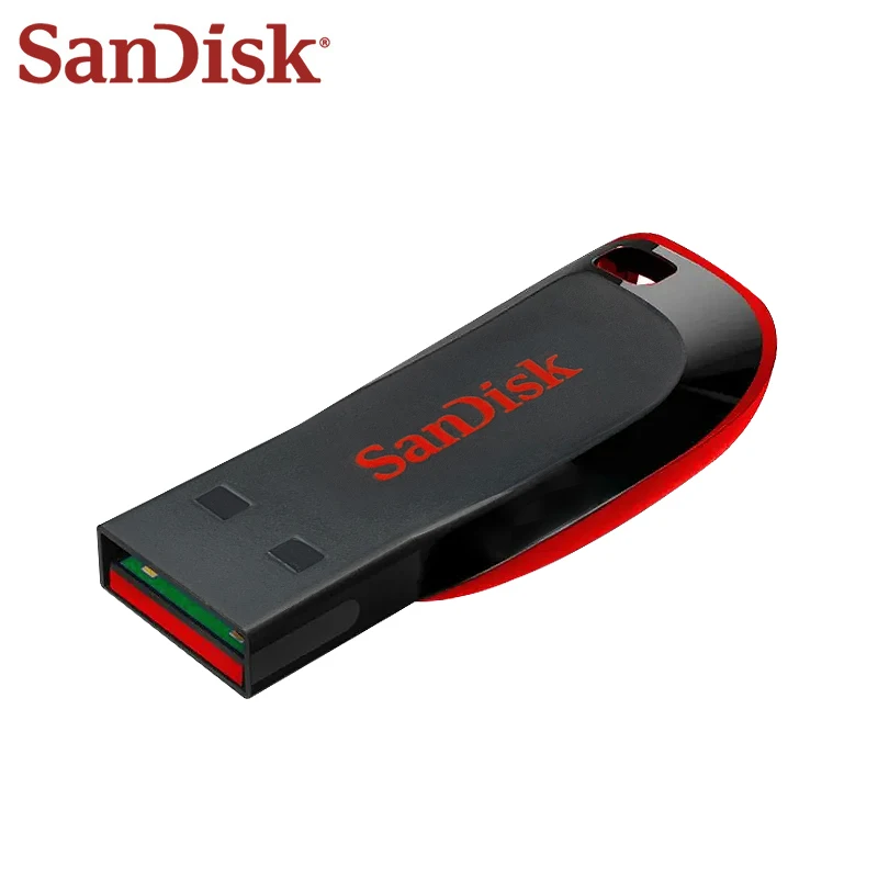 Оригинальный флэш-накопитель SanDisk Cruzer Blade флеш-диск USB 2,0 16 ГБ 32 ГБ 64 ГБ 128 ГБ CZ50 флэш-диск для ПК