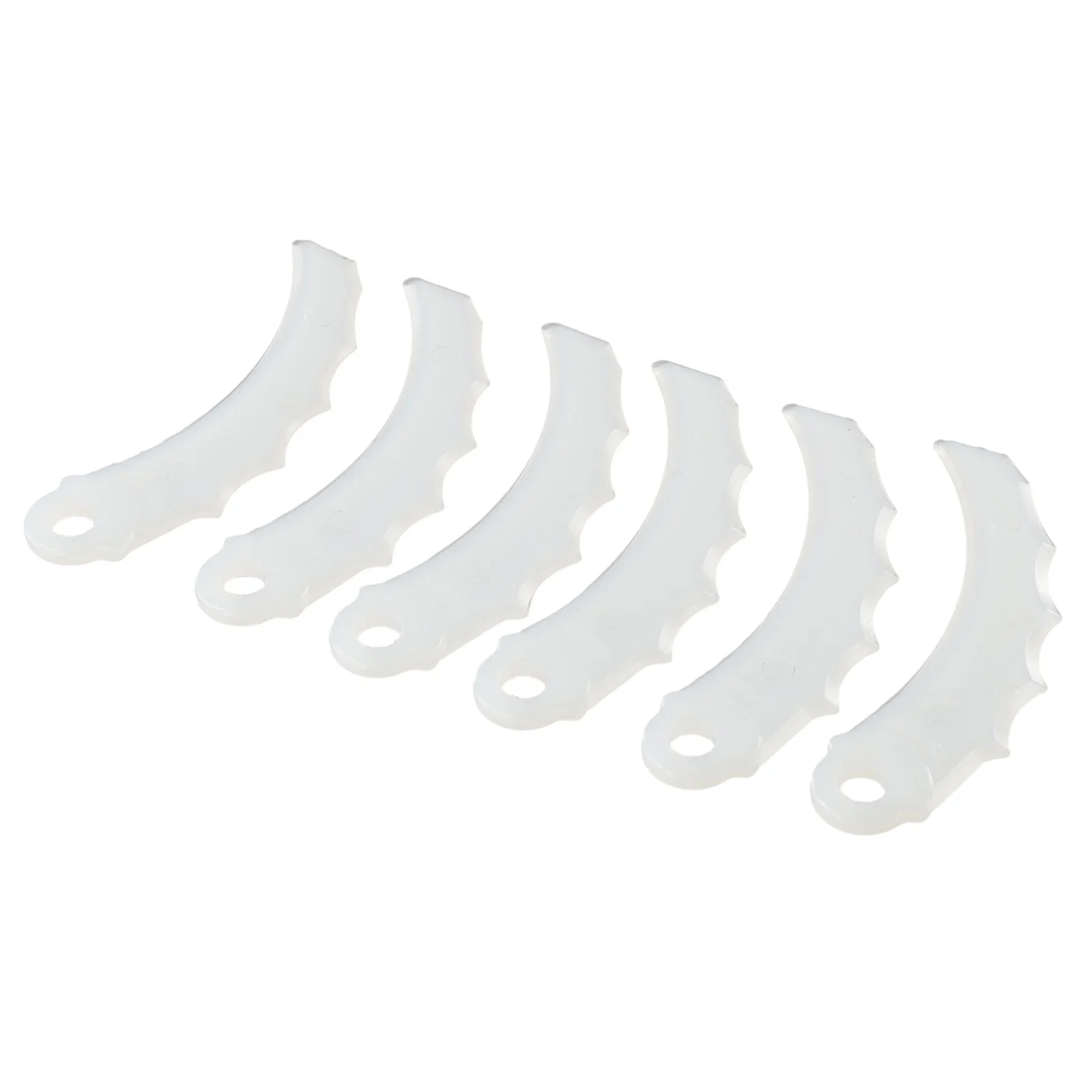 

12Pcs White Plastic Blade For-Makita 198426-9 255MM Replacement Blades For Cordless-Grass Trimmer Garden Timmer Tool Accessories