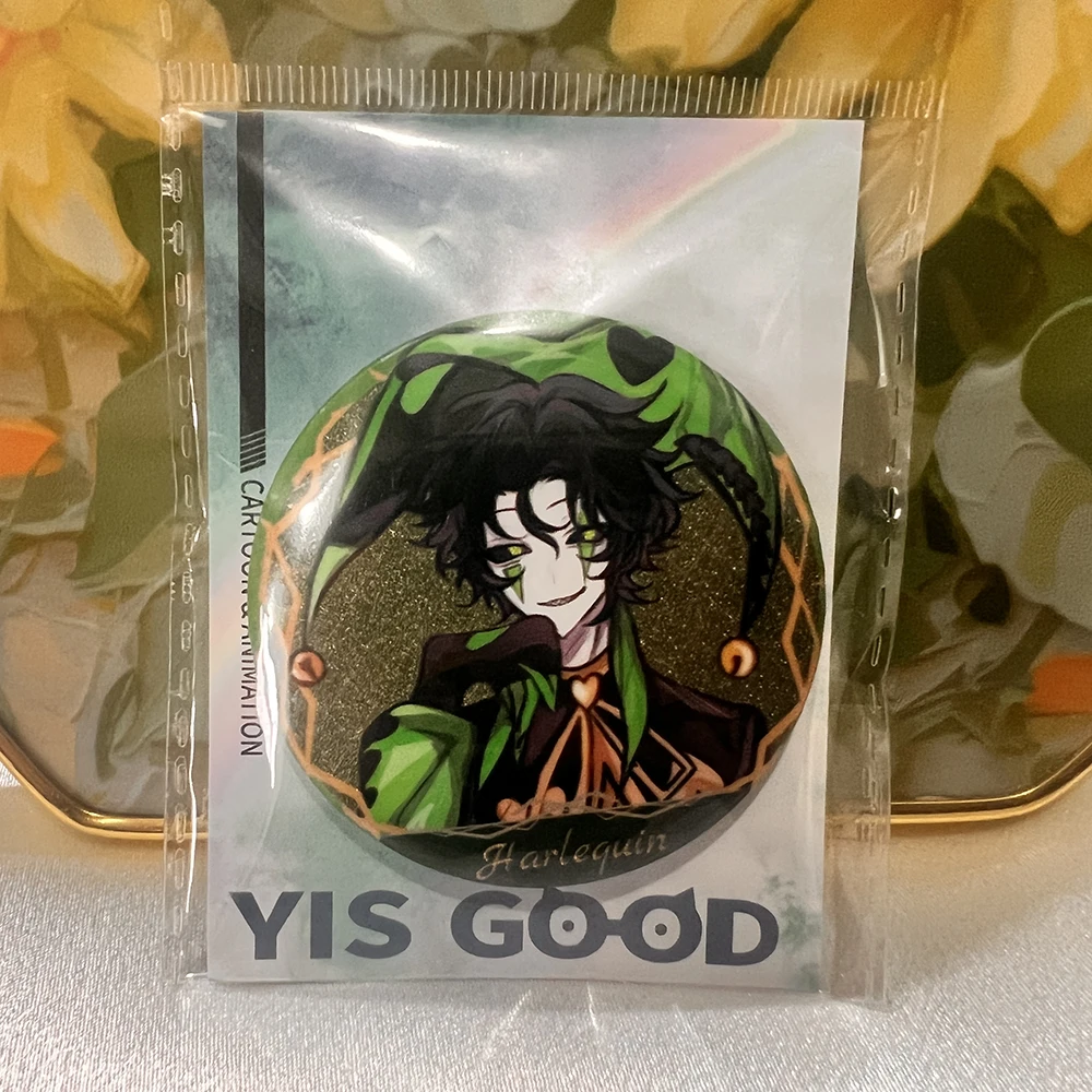 The Freak Circus Pierrot Harlequin Anstecknadeln Cosplay Anime Spiel Gruselige Clown-Pins Halloween Party Kostüme Requisiten – Detail 4