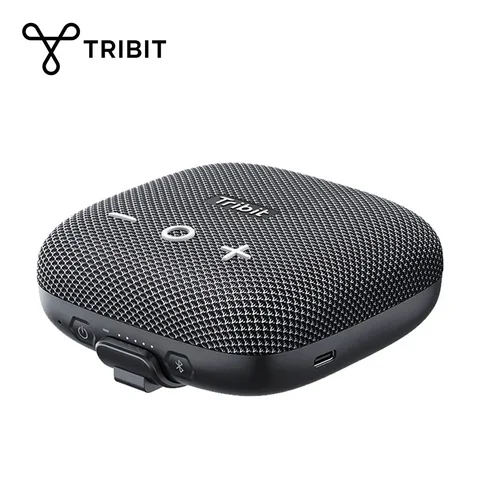 Caixa de Som Portátil Tribit StormBox Micro 2, 10W com Graves Potentes, IP67 à Prova d'Água, Bluetooth 5.3, Caixa de Som para Bicicleta, 12 Horas de Reprodução TWS para Caminhadas