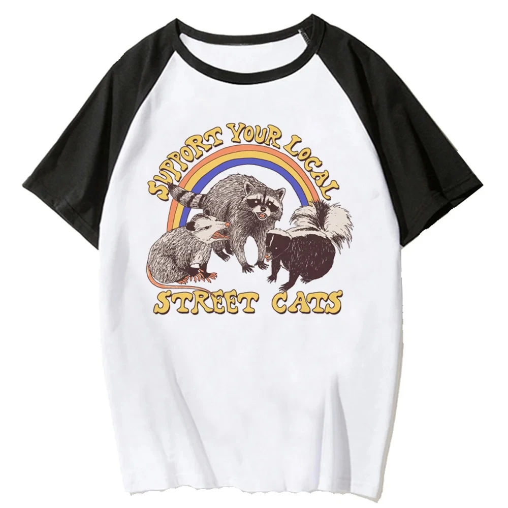 Lovejoy Top Women Manga Japanese Y2K Tee Female Summer Raglan Sleeve Harajuku Casual Short Sleeve Tee Fashion Streetwear