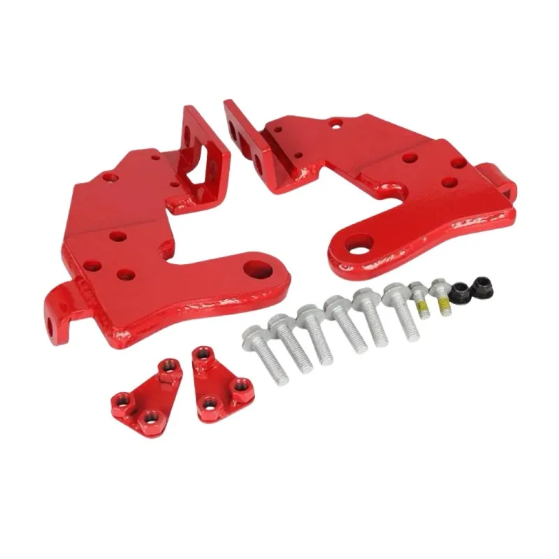 For Jeep Wrangler JL 2018-2024 Front Bumper Trailer Hook Lower Plate Trailer Off-road Refit Body Kit Auto Parts Car Accessories