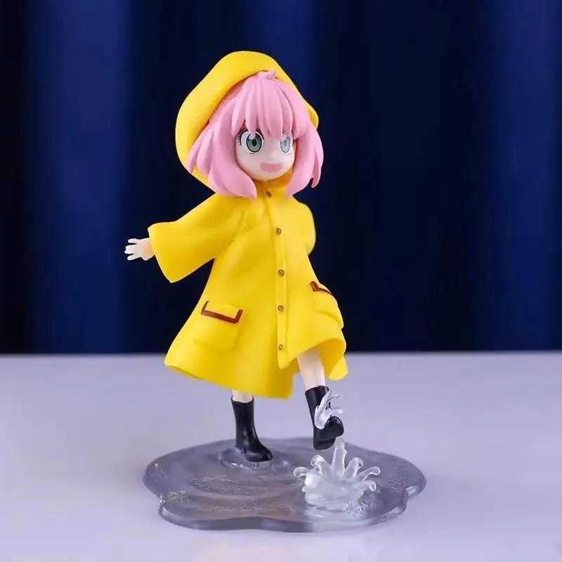 Kawaii SPY×الرمز العائلي: هدية شخصية أنيا فورجر البيضاء زينة ثنائية الأبعاد