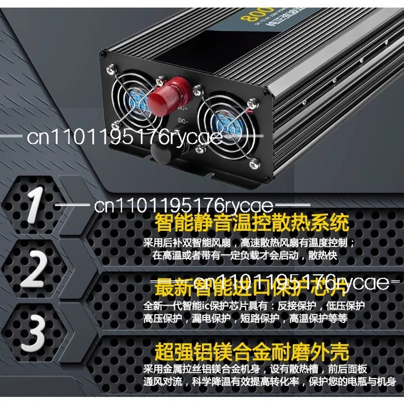 Sine wave high power truck inverter household battery car converter too2500w