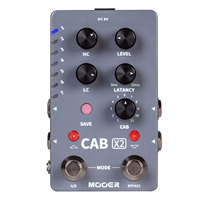 Mooer Cab X2 Multi Efect Pedal Guitar Processor Accessori X2 Dual Footswitch Cab Sim Ir Loading Stereo Cabinet Simulation Pedal