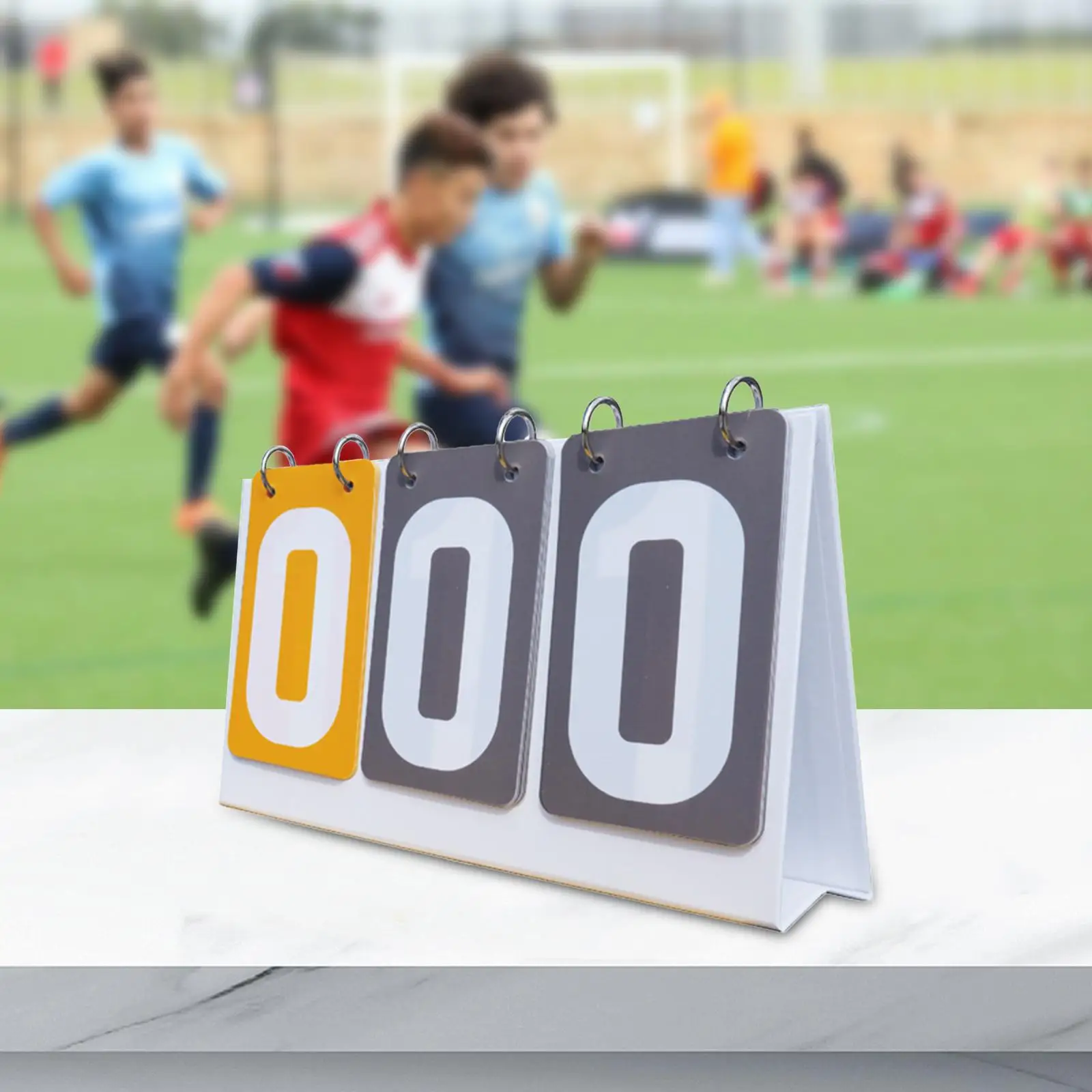 Score Board Competition Sports Scorekeeper Large 3 Digit Portable Score Flip