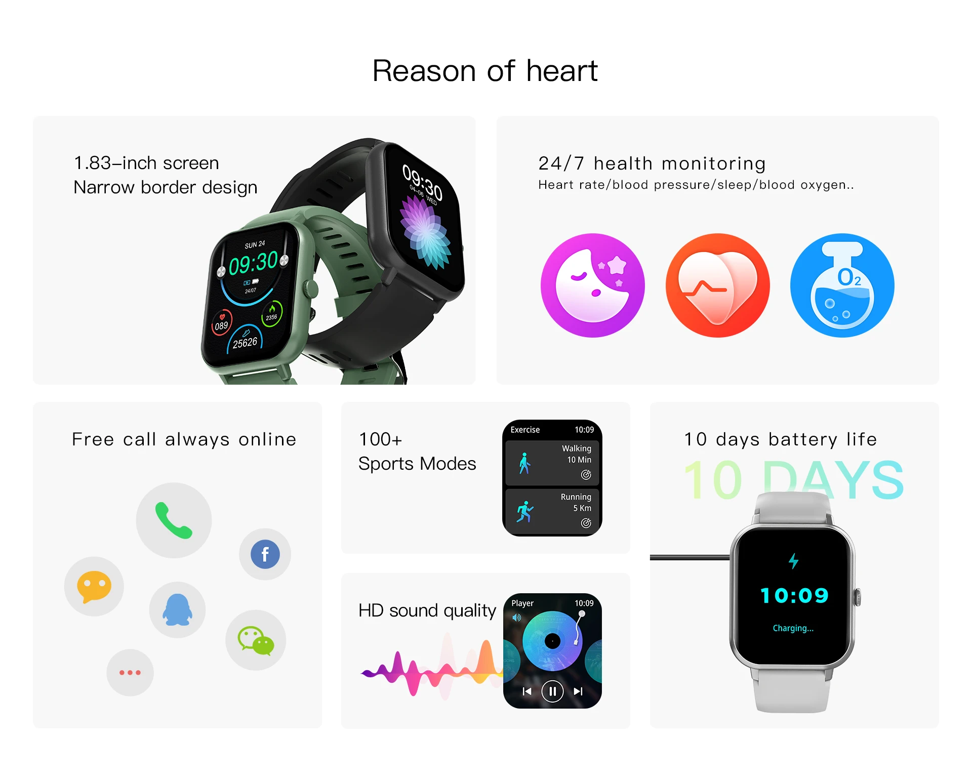Neue Digitale Smartwatch Herzfrequenzmesser Smartwatch 2026 Android Elektronische Sportuhren für Männer Frauen Fitness-Tracker für iOS – Detail 2