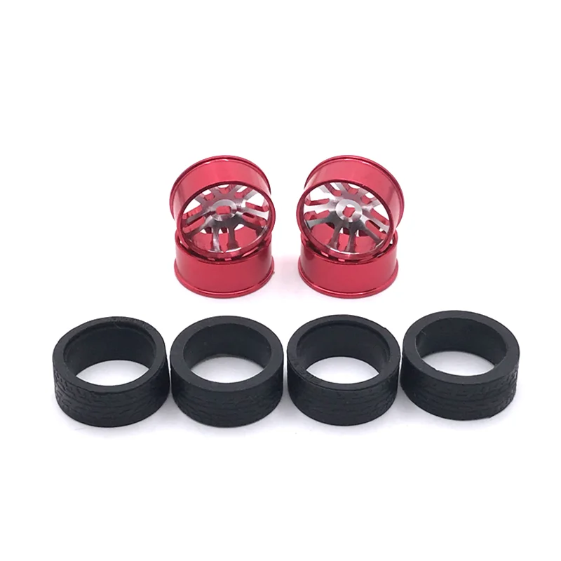 Métal Amélioré 24mm Racing Wheels WLtoys 1/28 284131 k969 k979 K989 k30/10/2018 p929 p939 découvertes 04m MINI-Q MIMI-Z RC Voiture Pièces