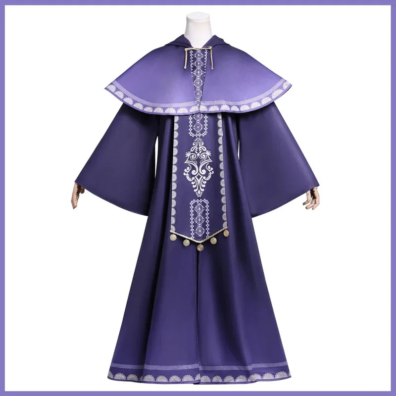 

Anime Silent Witch Monica Everett Cosplay Costume Purple Robe Dress Coat Uniform Woman Cute Halloween Masked Ball Suk;3,c'5.b;8'