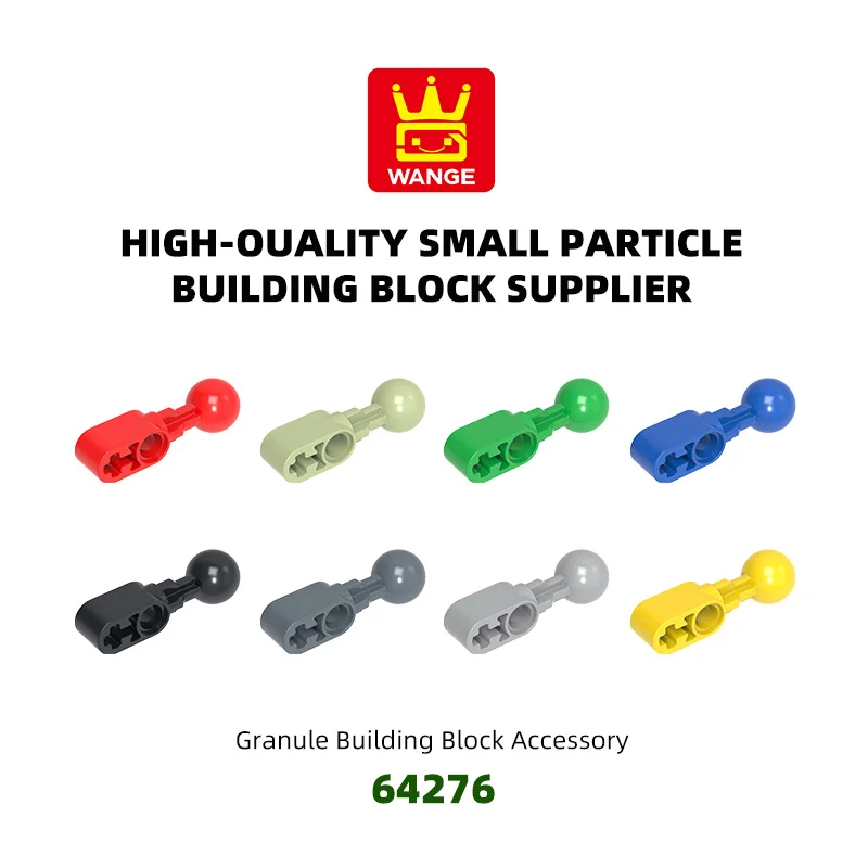 WANGE 78Pcs/Lot 64276 Cross Hole Thick Connection Joint Moc Color Buckle Accessories Compatible Bricks DIY Children Toy Building