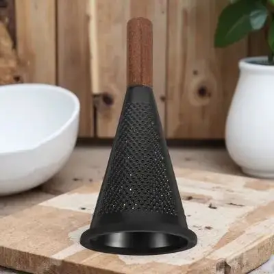 

Stainless Steel Grater Kitchen Wood Handle Multipurpose Cheese Vegetable Potato Ginger Cutter Kitchen Gadget
