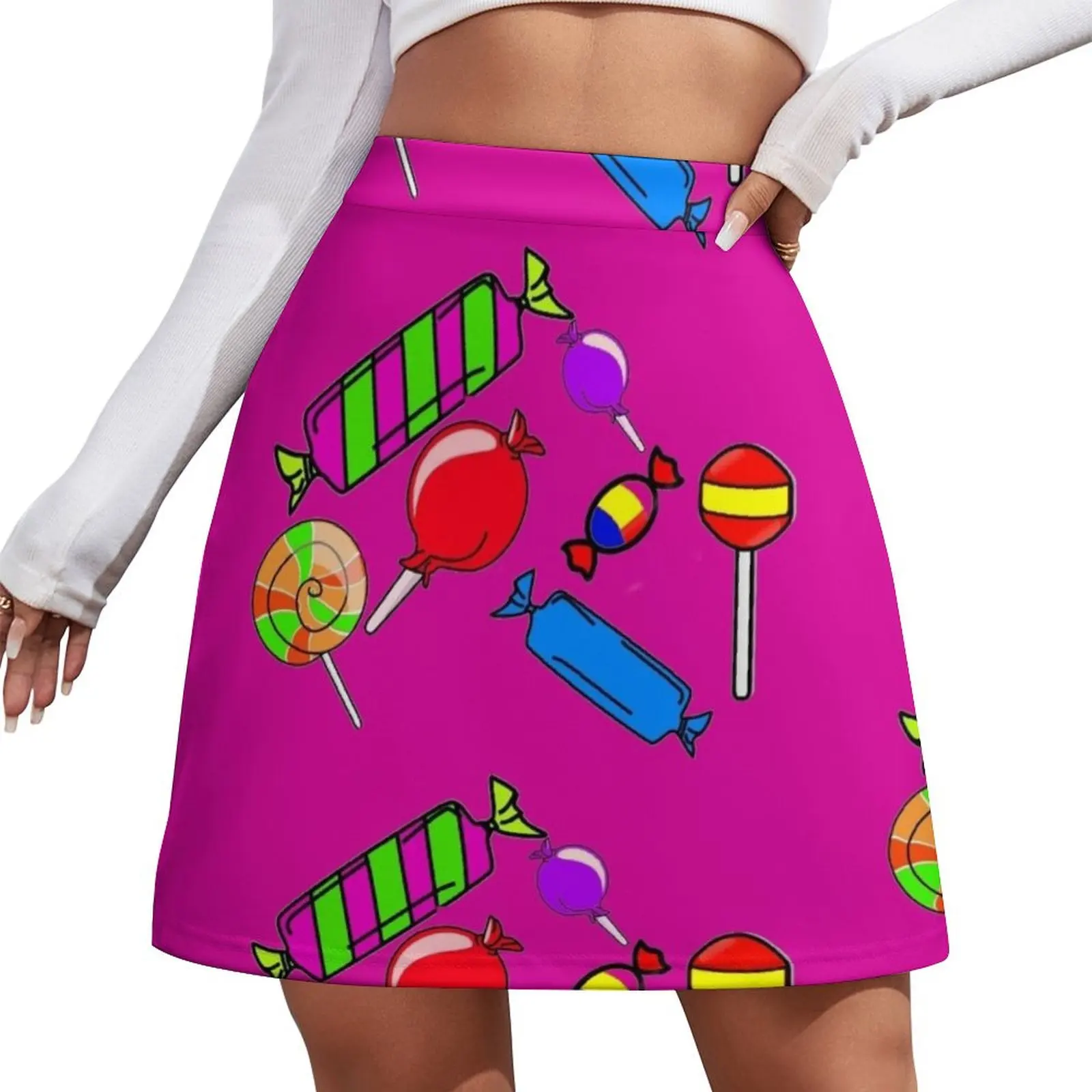 

Candyland Mini Skirt mini skirt for women womans clothing night club women micro mini skirt extreme