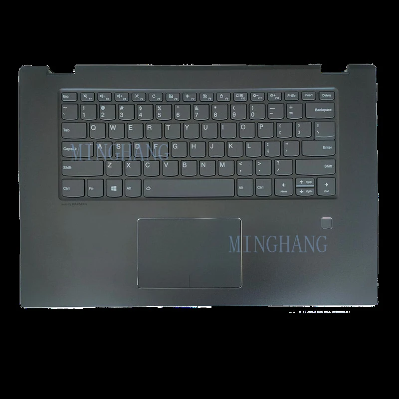

M New For Lenovo IdeaPad Flex 5-1570 15.6" Palmrest Touchpad Keyboard AM1YR000200