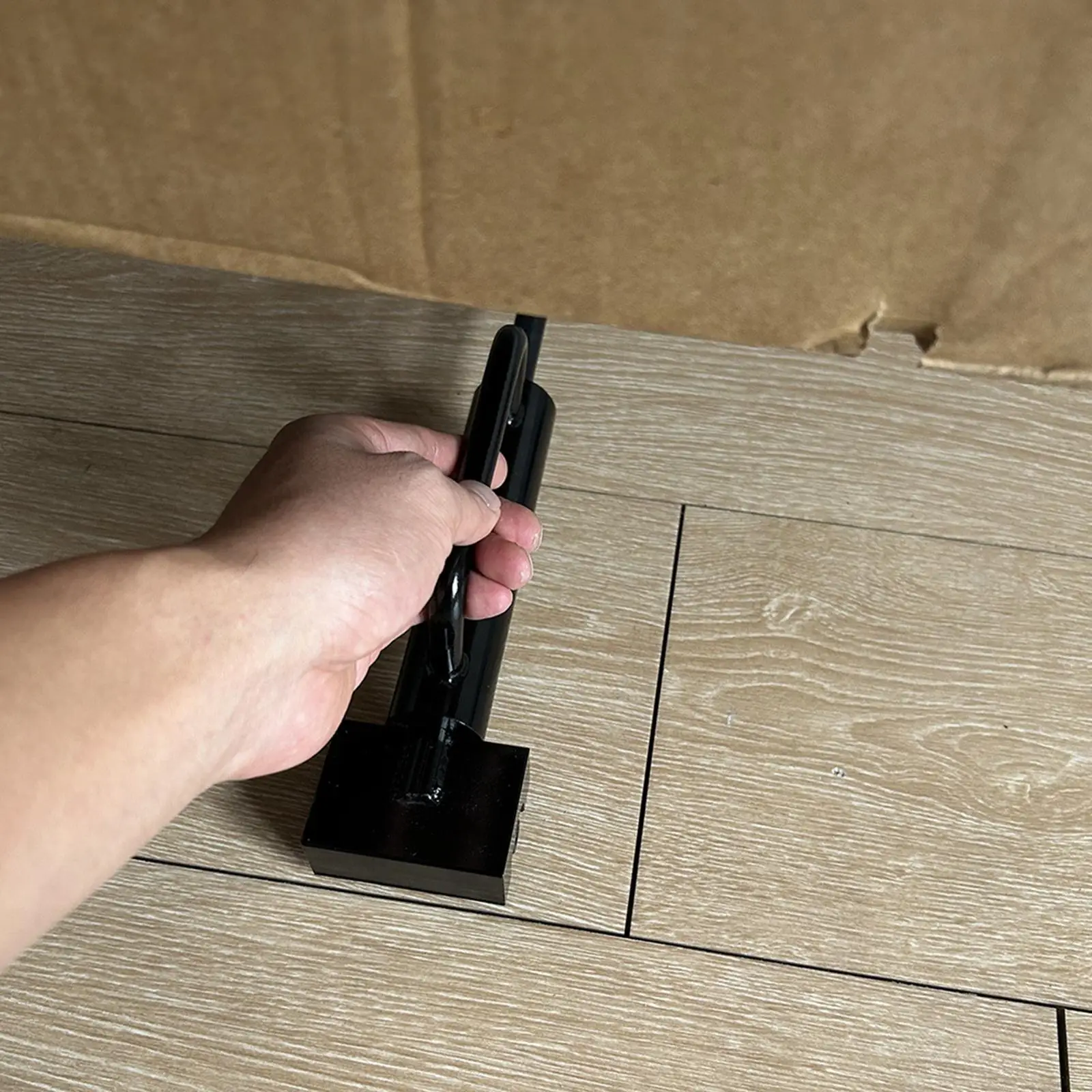 

Pulling Bar for Floor Installation Heavy Duty Steel 3 in 1 Tool for Laminate and Wood Plank Floors