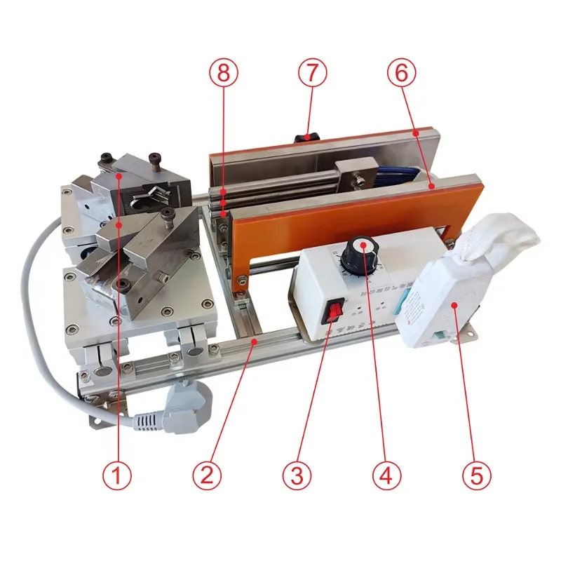 Refrigerator Door Gasket Manual Welding Machine Pvc Corner Rubber Bonding Mini Welding Machine