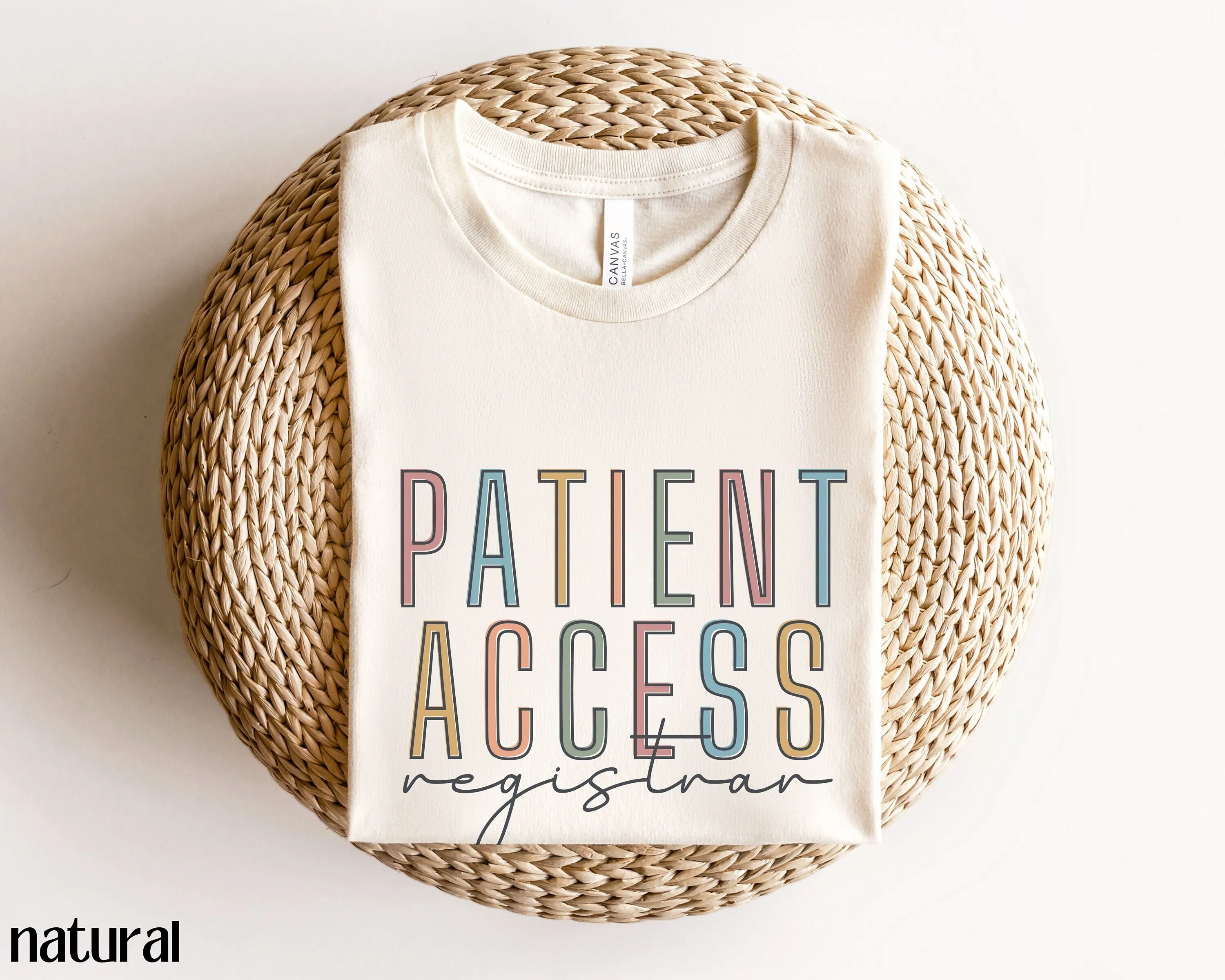 Patient Access Registrar T Shirt For Week Hospital Administrative Staff Squad